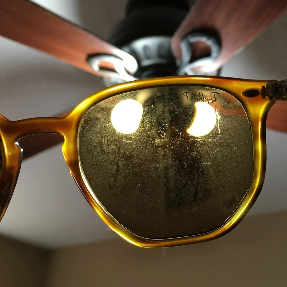 Ray-Ban RB4306 Sunglasses Havana Dark Brown Polarized 820/73 54-19-145